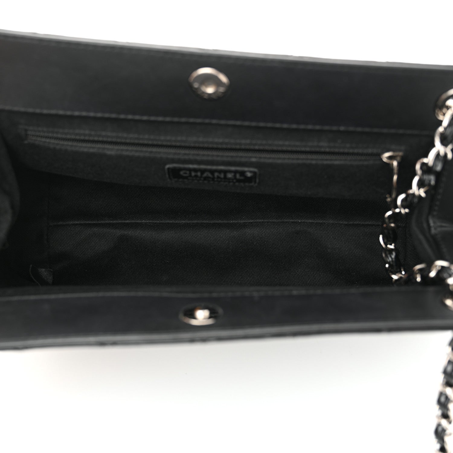 Chanel Patent Quilted Timeless CC Shopping Tote Black 5 of 12