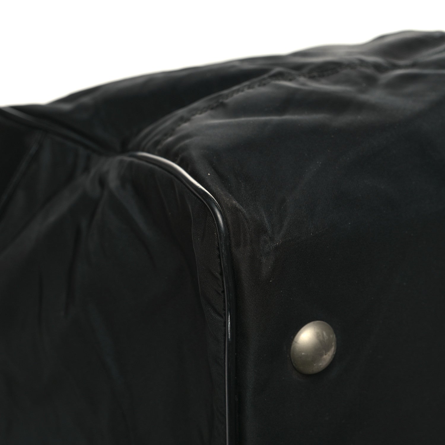 Prada Tessuto Nylon Saffiano Viaggio Duffle Black 9 of 14