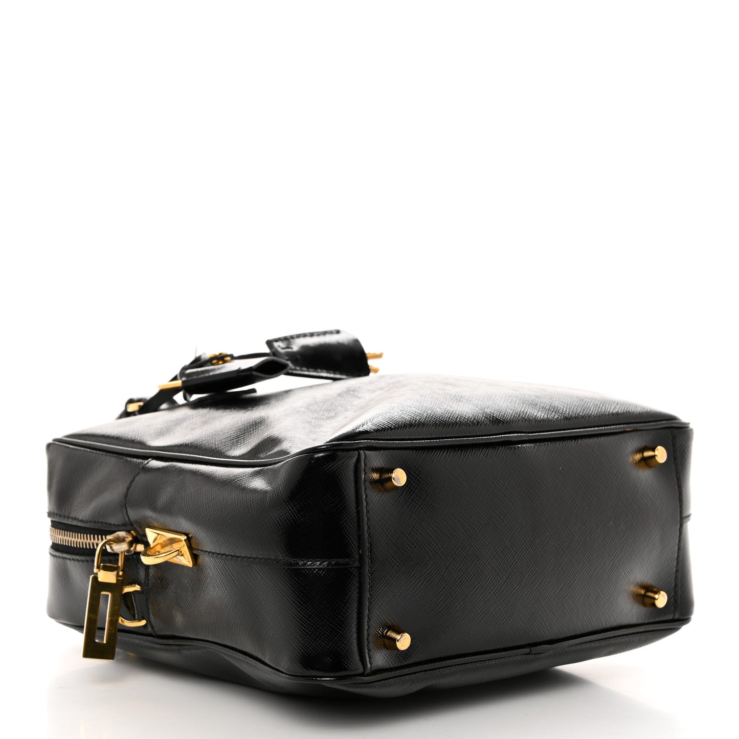 Saffiano Vernice Bauletto Black