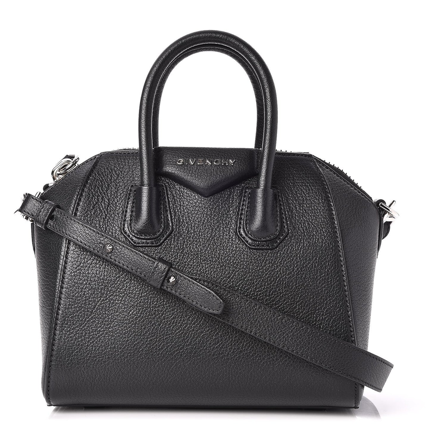 Sugar Goatskin Mini Antigona Black