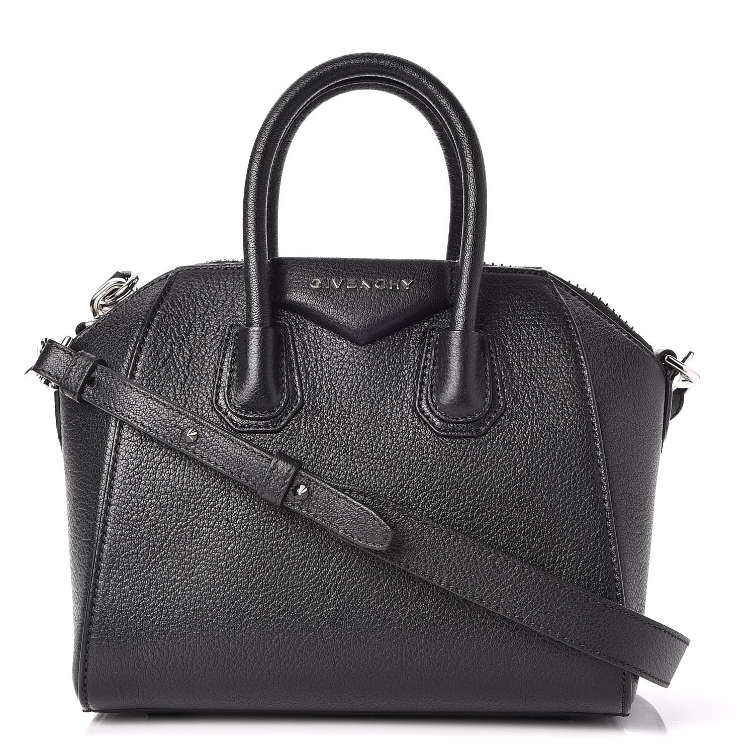 Givenchy Sugar Goatskin Mini Antigona Black 1 of 9