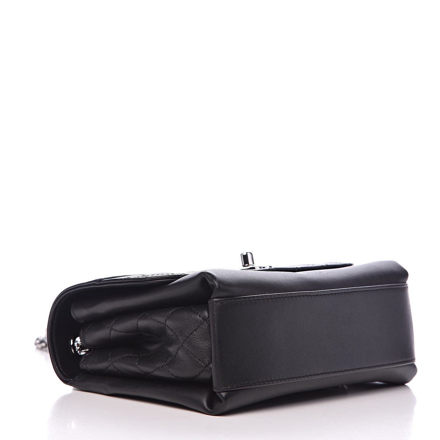 Calfskin Mini Tramezzo Flap Black