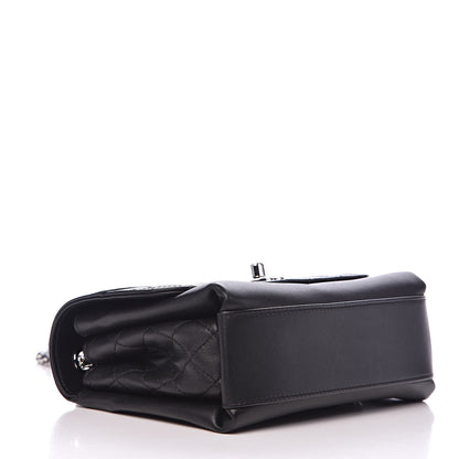 Chanel Calfskin Mini Tramezzo Flap Black 4 of 12