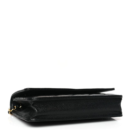 Chanel Caviar Quilted Wallet on Chain WOC Black 4 of 10