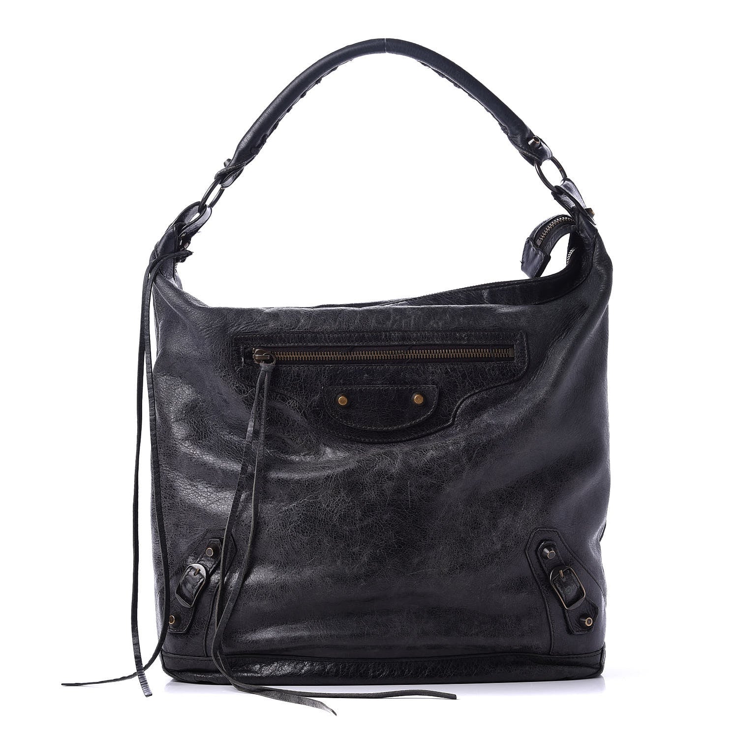 Balenciaga Agneau Classic Hardware Day Hobo Black 1 of 11