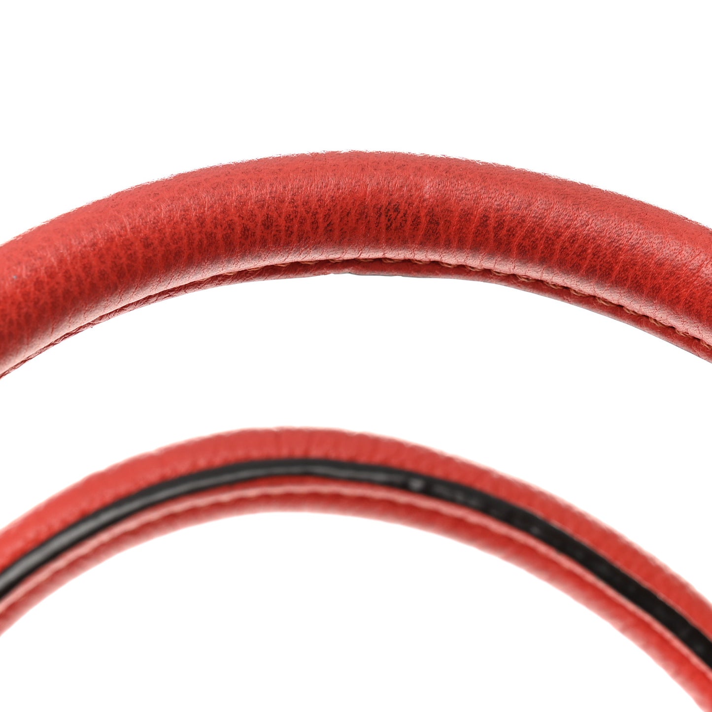 Drummed Calfskin Mini Luggage Coquelicot