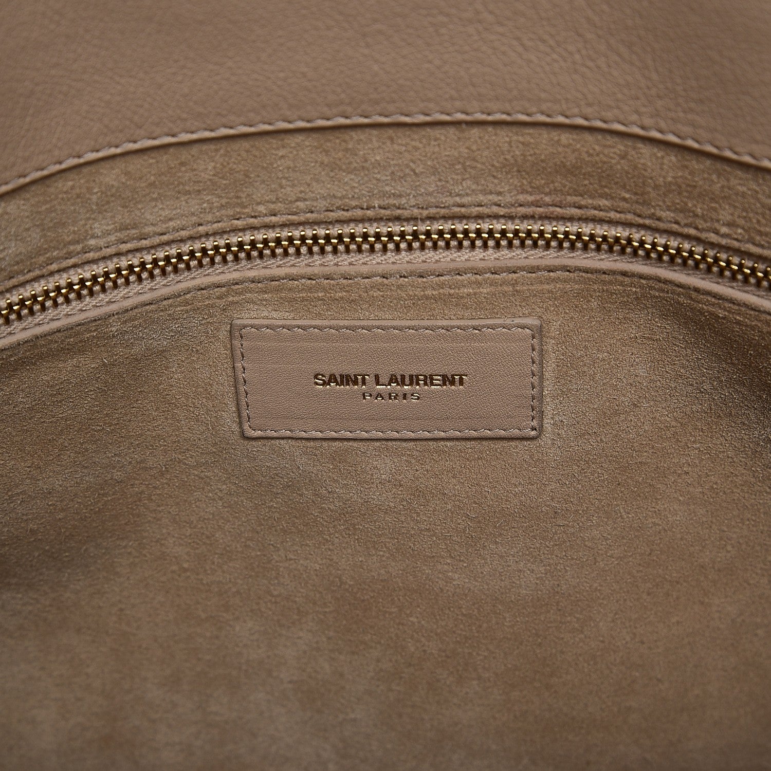 Saint Laurent Calfskin Large Sac de Jour Carryall Beige 6 of 14