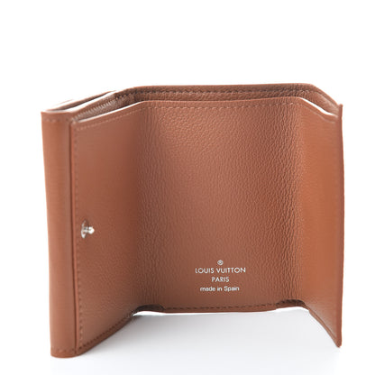 Louis Vuitton Calfskin Lockmini Wallet Caramel 6 of 8