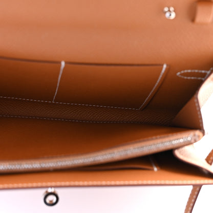 Hermes Epsom Kelly Wallet To Go Gold 5 of 6