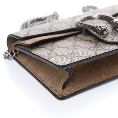 Gucci GG Supreme Monogram Super Mini Dionysus Shoulder Bag Taupe 7 of 9