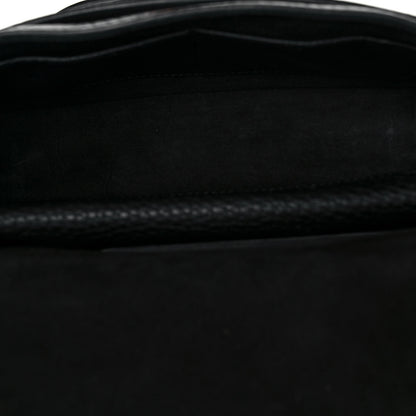 Christian Dior Grained Calfskin Dio(r)evolution Top Handle Flap Bag Black 5 of 9