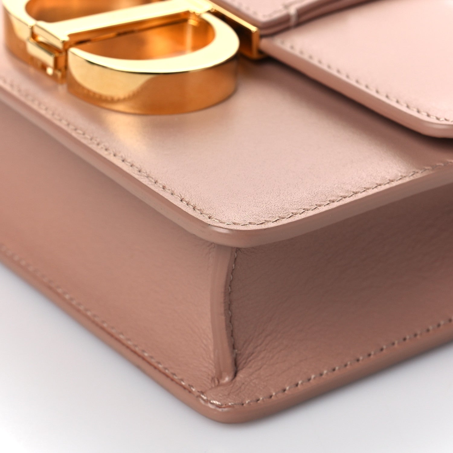 Christian Dior Box Calfskin Micro 30 Montaigne Flap Bag Rose Des Vents 9 of 9