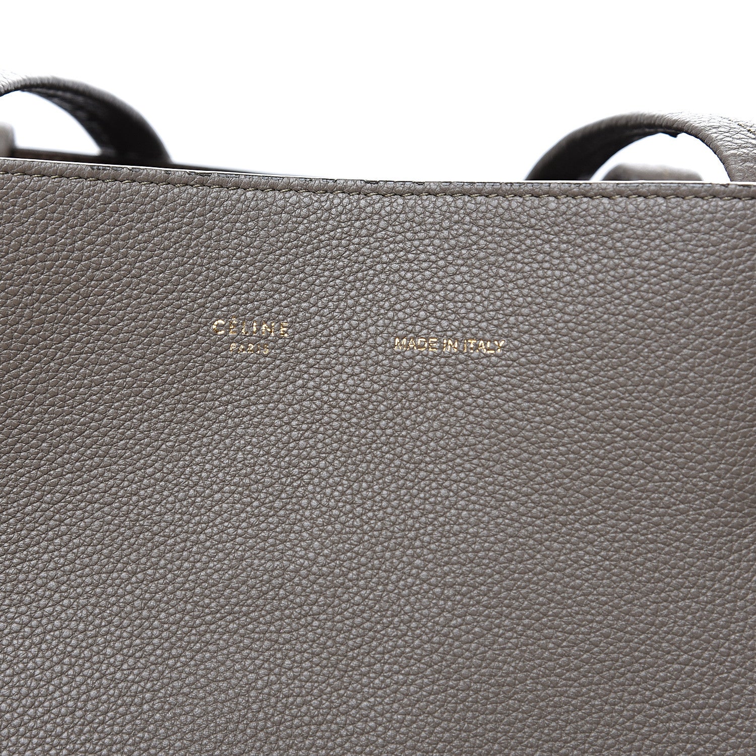 Celine Soft Grained Calfskin Small Belt Cabas Phantom Taupe 6 of 12