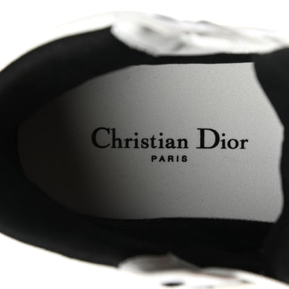 Christian Dior Nylon Fabric Womens D-Player High Top Sneakers 40 White Black 7 of 9