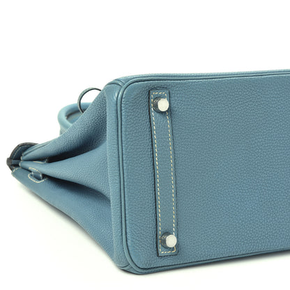 Hermes Togo Birkin 30 Blue Jean 6 of 20