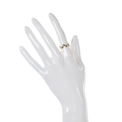Tiffany 18K Yellow Gold Narrow Paloma Picasso Olive Leaf Band Ring 49 5 2 of 4