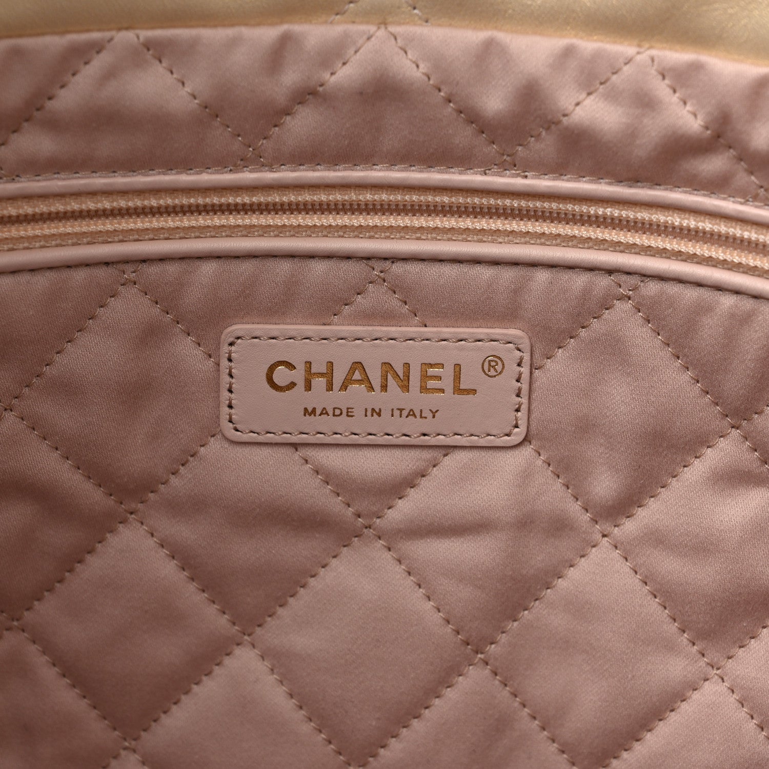 Chanel Iridescent Calfskin Quilted Chanel 22 White 6 of 9
