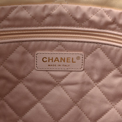 Chanel Iridescent Calfskin Quilted Chanel 22 White 6 of 9