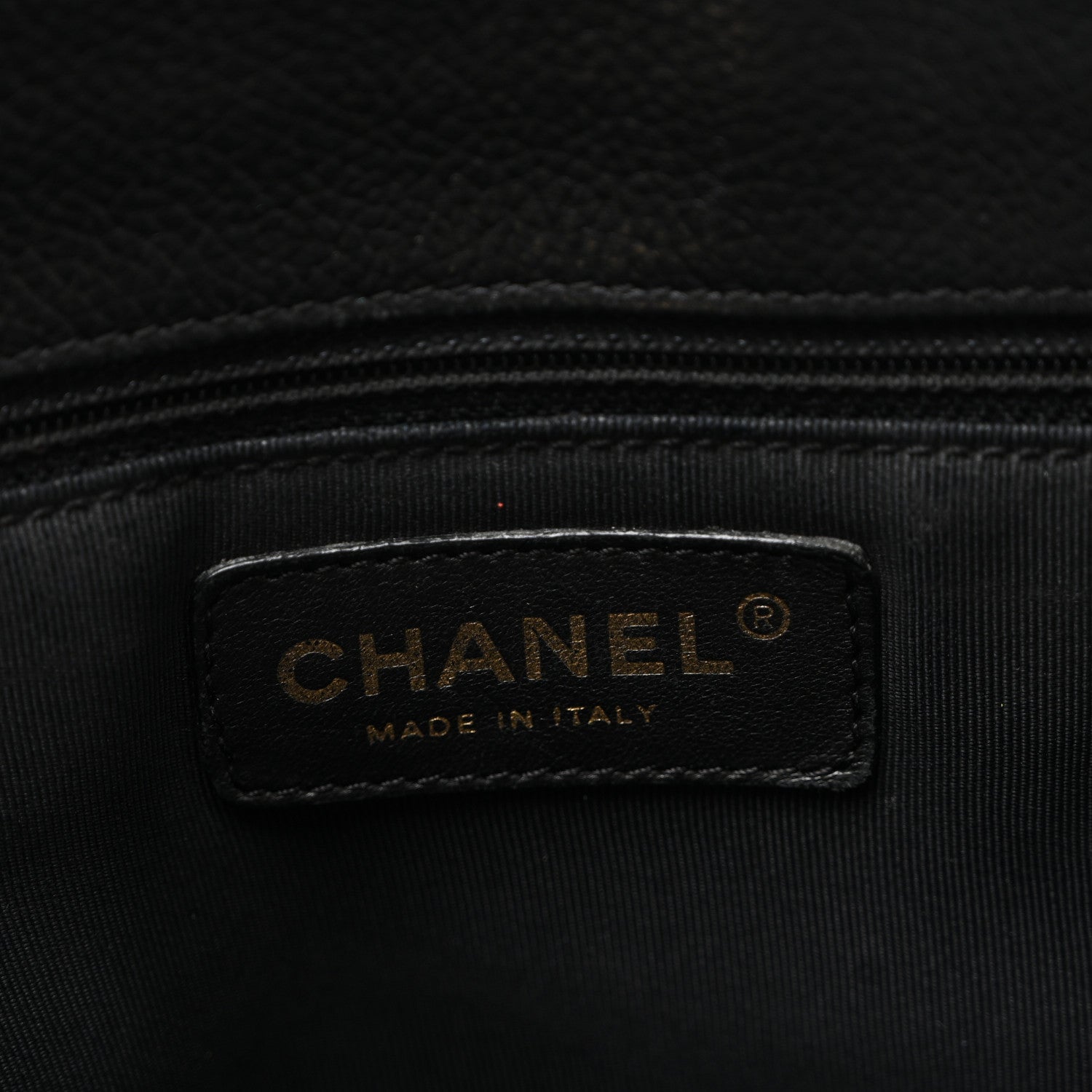 Chanel Calfskin Cerf Executive Shopper Tote Black 6 of 10