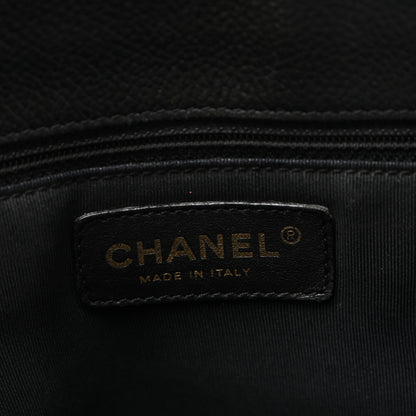 Chanel Calfskin Cerf Executive Shopper Tote Black 6 of 10