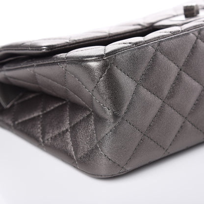 Chanel Metallic Calfskin Quilted 2.55 Reissue 226 Flap Charcoal 8 of 12