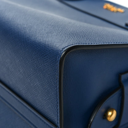 Prada Saffiano City Calfskin Medium Esplanade Bleuette 9 of 12