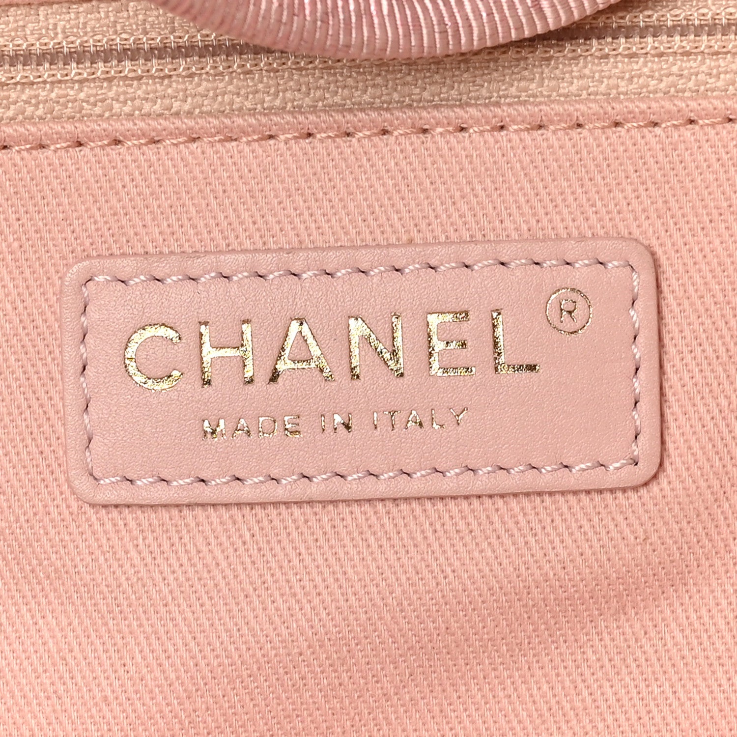Chanel Lurex Boucle Deauville Medium Tote Pink 6 of 10