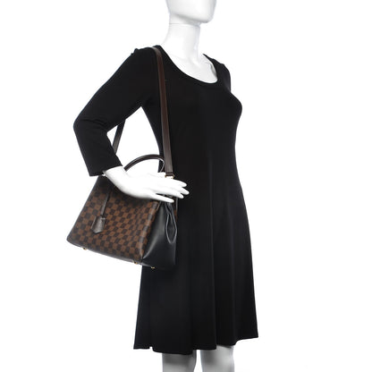 Louis Vuitton Damier Ebene Cuir Taurillon Brittany Black 2 of 7