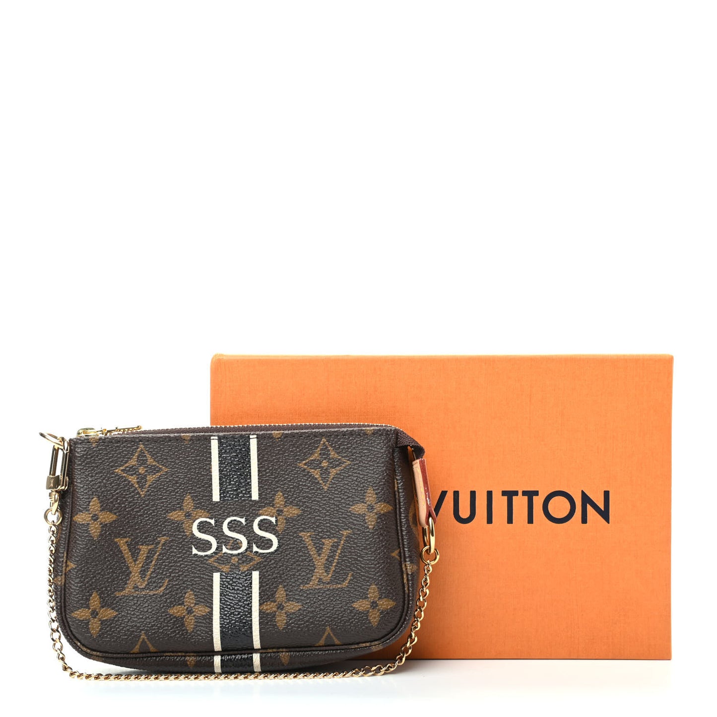 Monogram My LV Heritage Mini Pochette Accessories Ivory Black