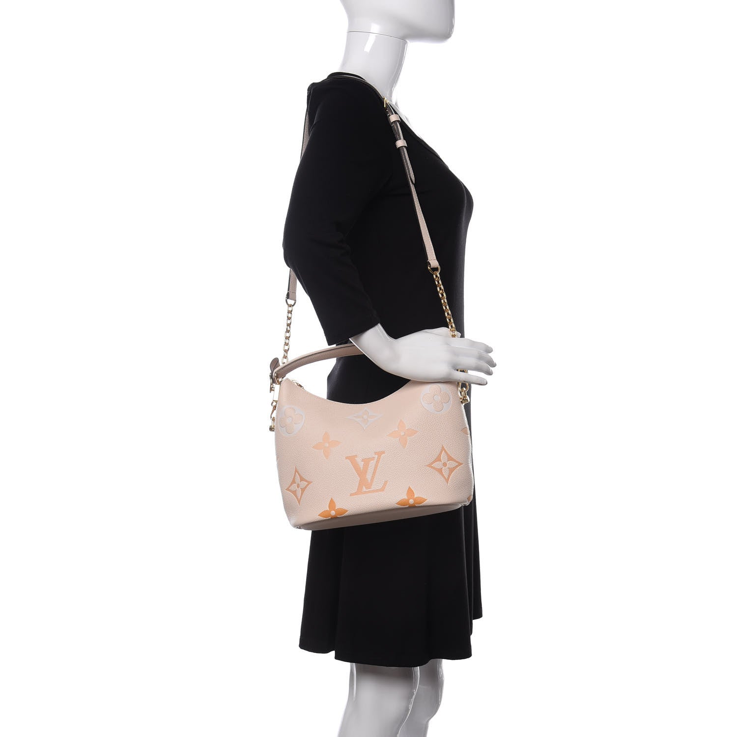 Louis Vuitton Empreinte Monogram Giant By The Pool Marshmallow Hobo Cream Saffron 2 of 8