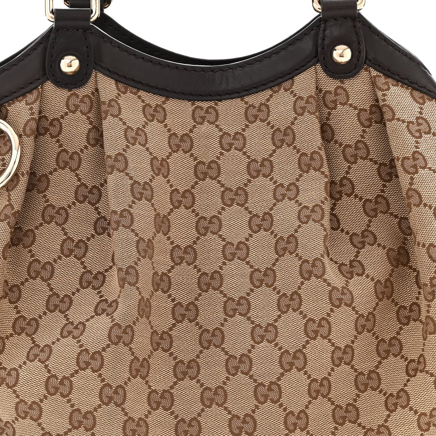 Monogram Medium Sukey Tote Dark Brown