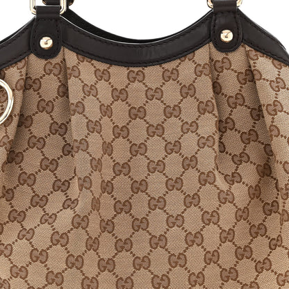 Gucci Monogram Medium Sukey Tote Dark Brown 8 of 10