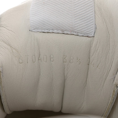 Gucci Calfskin GG Tennis Embossed Perforated Womens Platform 55mm Sneakers 38.5 Great White 6 of 13