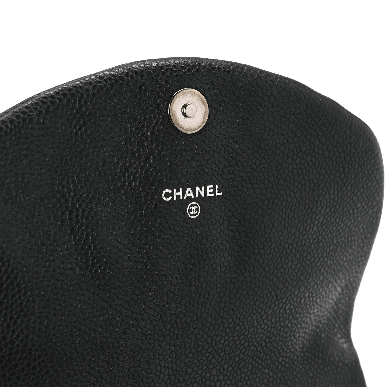 Chanel Caviar Half Moon Wallet On Chain WOC Black 6 of 12