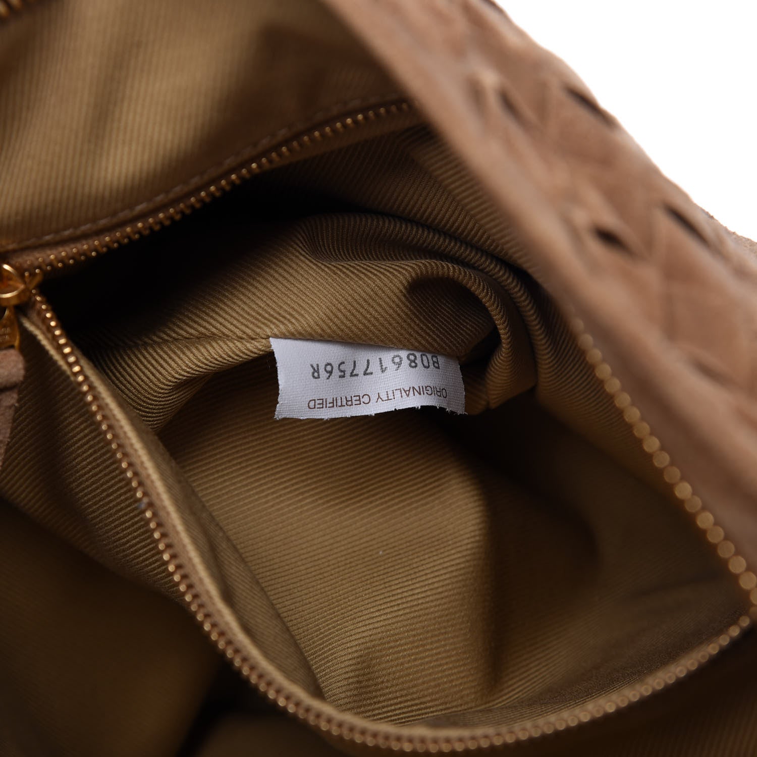 Bottega Veneta Suede Intrecciato BV Twist Caramel 10 of 10