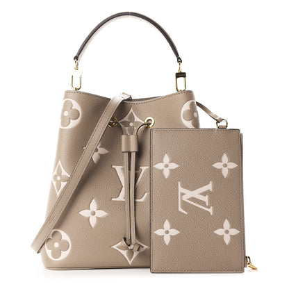 Louis Vuitton Empreinte Monogram Giant Neonoe MM Tourterelle Creme 1 of 11