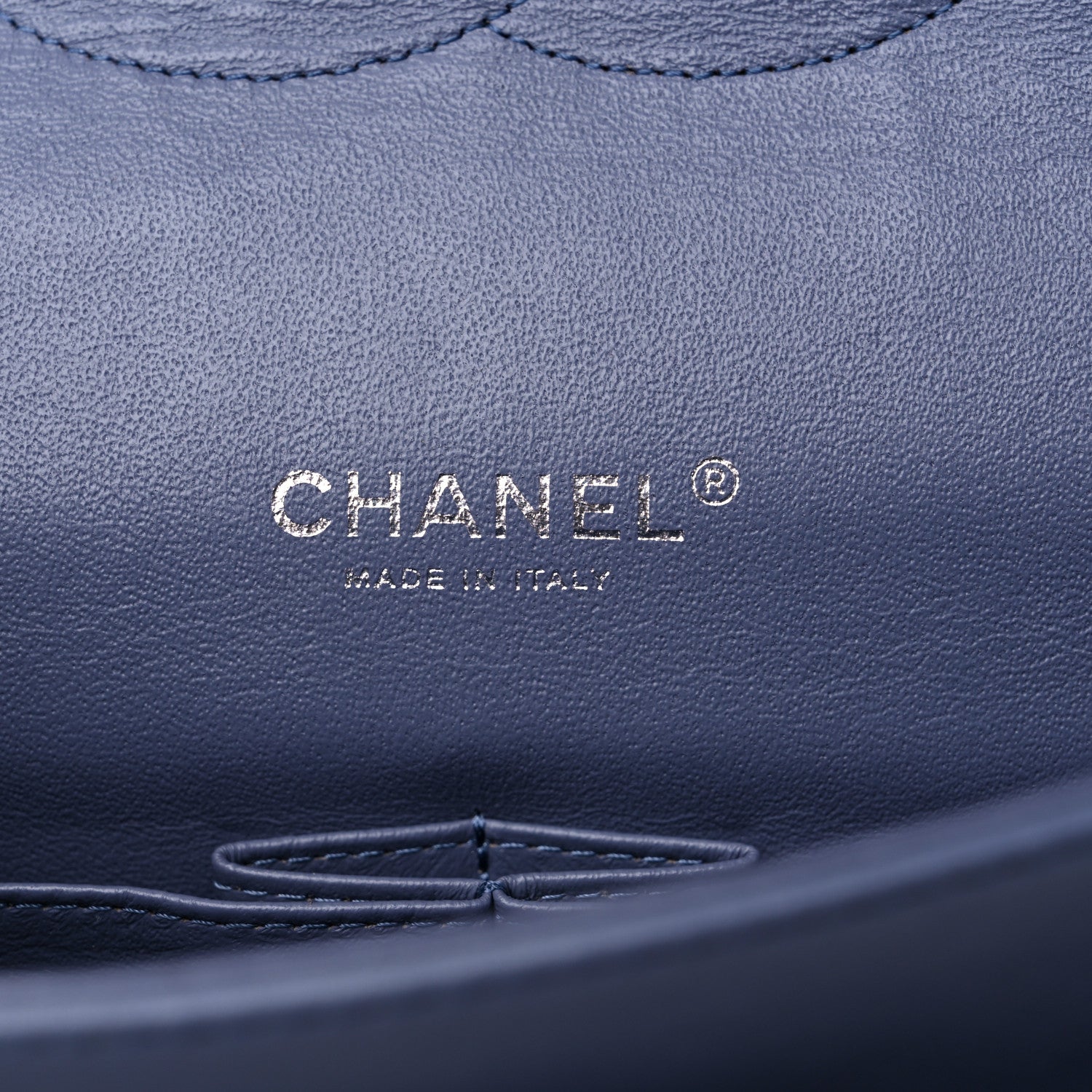 Chanel Lambskin Quilted Maxi Double Flap Blue 6 of 21