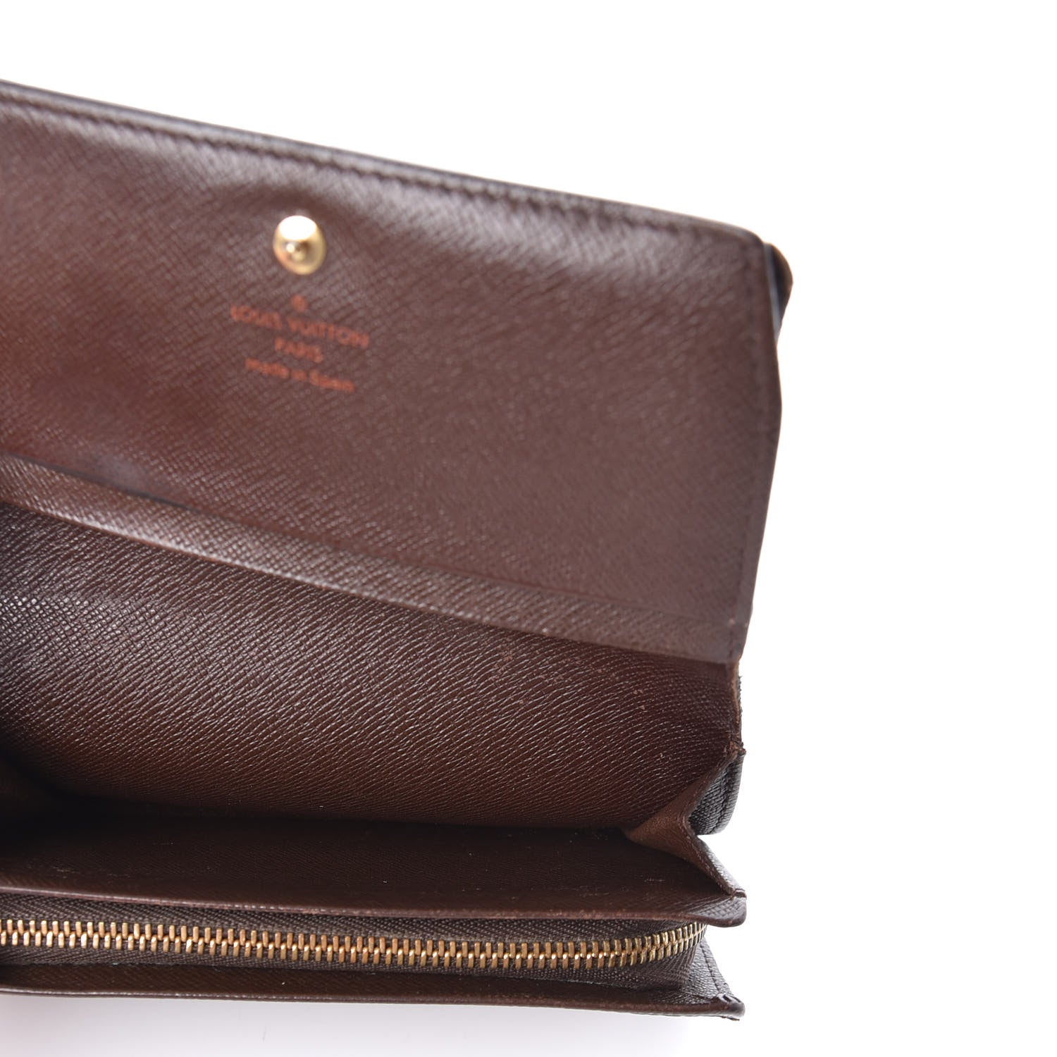 Louis Vuitton Damier Ebene Porte-Monnaie Tresor Wallet 5 of 10