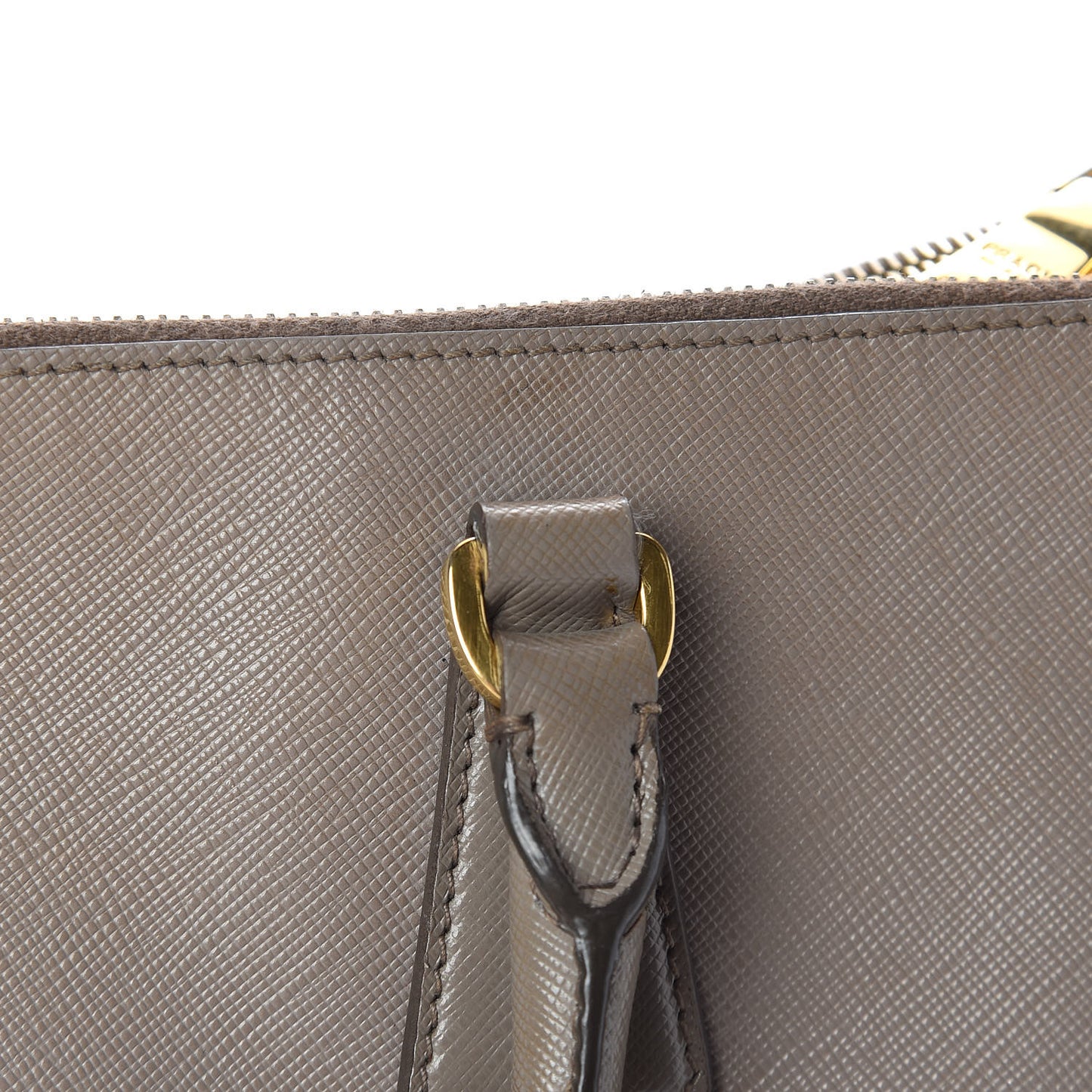 Saffiano Large Galleria Double Zip Tote Argilla