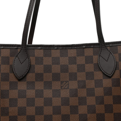 Louis Vuitton Damier Ebene Neo Neverfull MM Rose Ballerine 18 of 25
