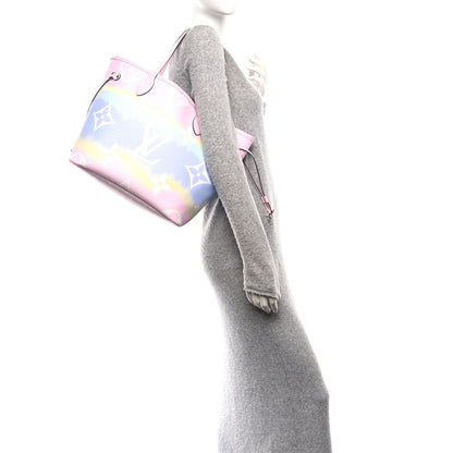 Louis Vuitton Monogram Escale Neverfull MM Pastel 2 of 11