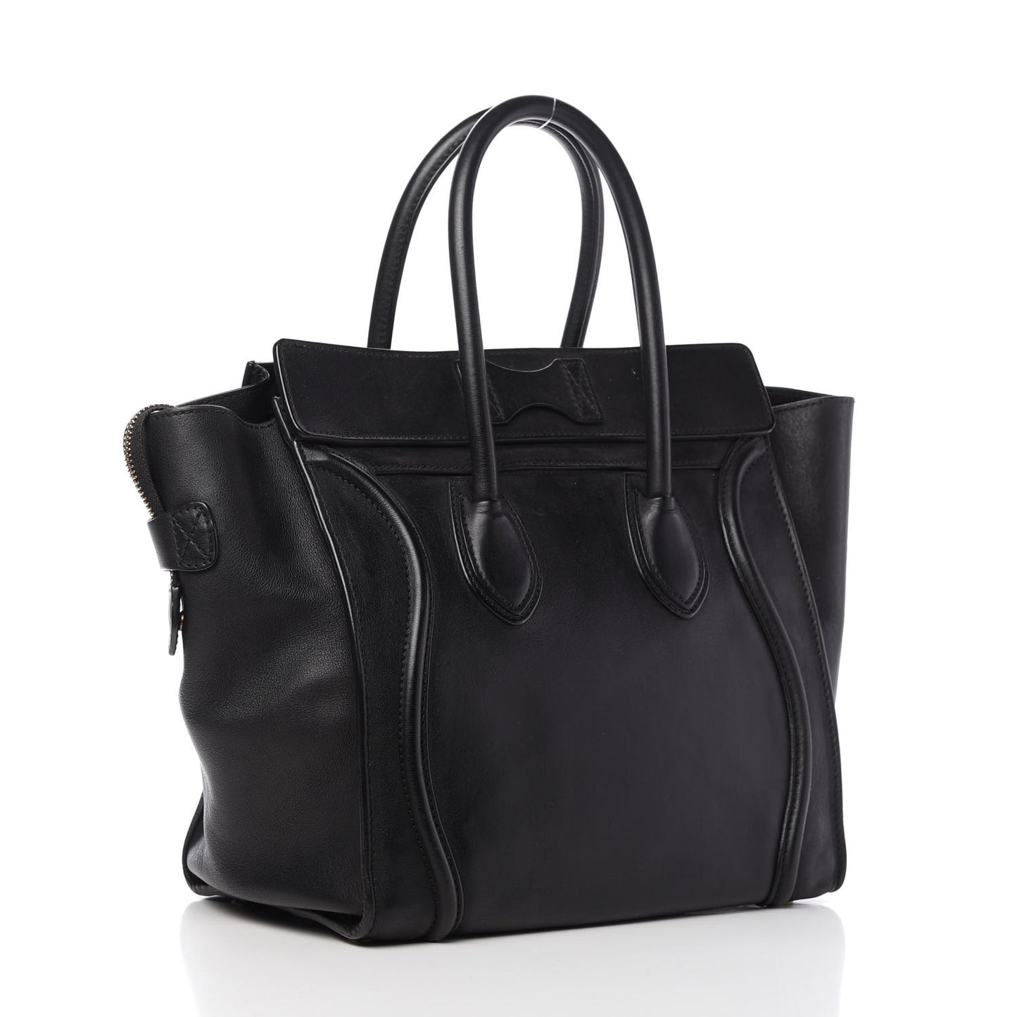 Smooth Calfskin Mini Luggage Black