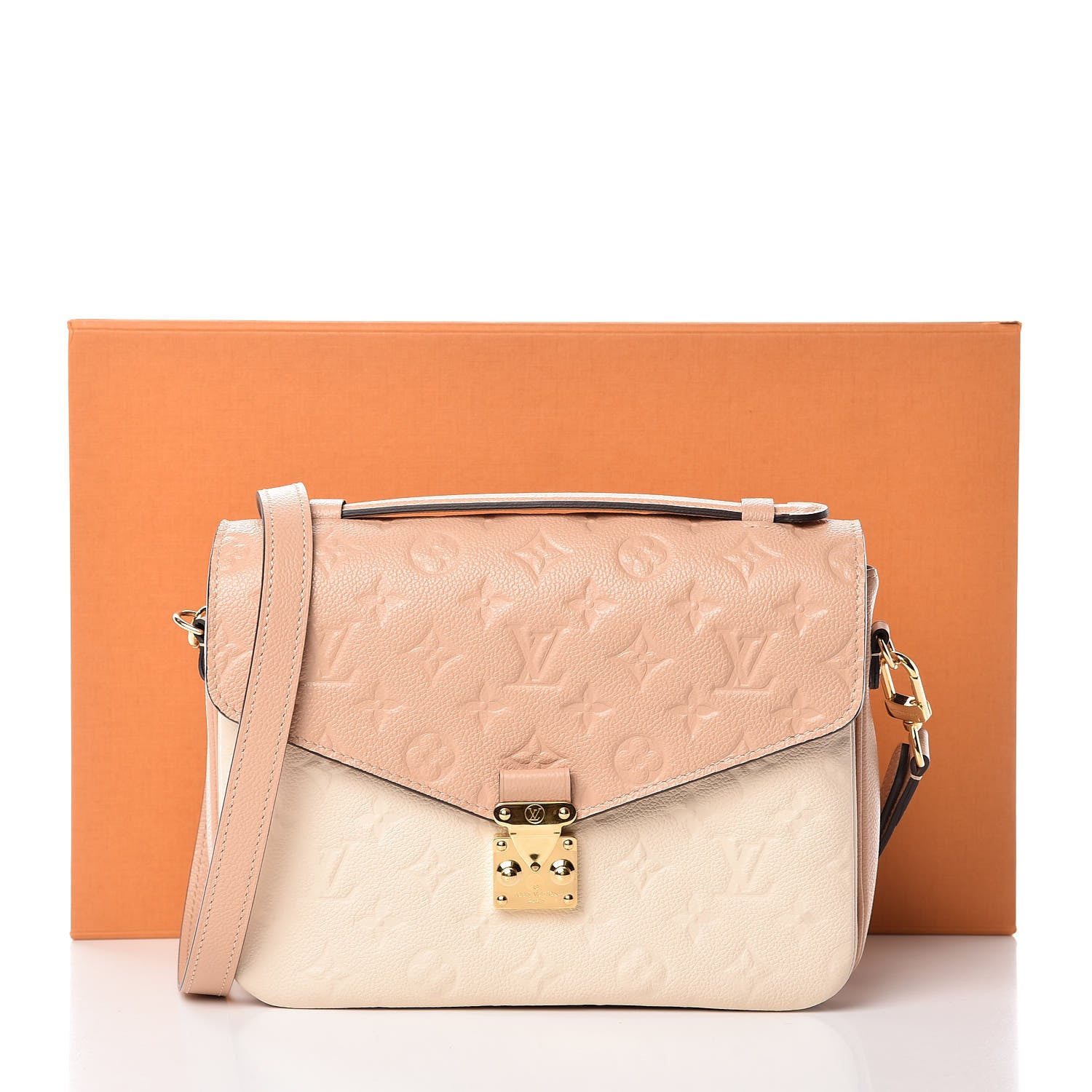 Louis Vuitton Empreinte Pochette Metis Beige Rose Creme 14 of 14