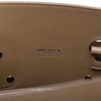 Saint Laurent Grained Calfskin Small Sac De Jour Dark Beige 8 of 9