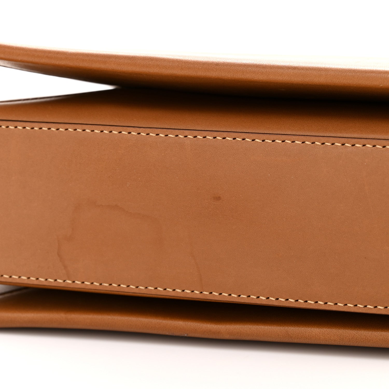 Saint Laurent Vegetable Tanned Calfskin Junon Tote Brick 11 of 12