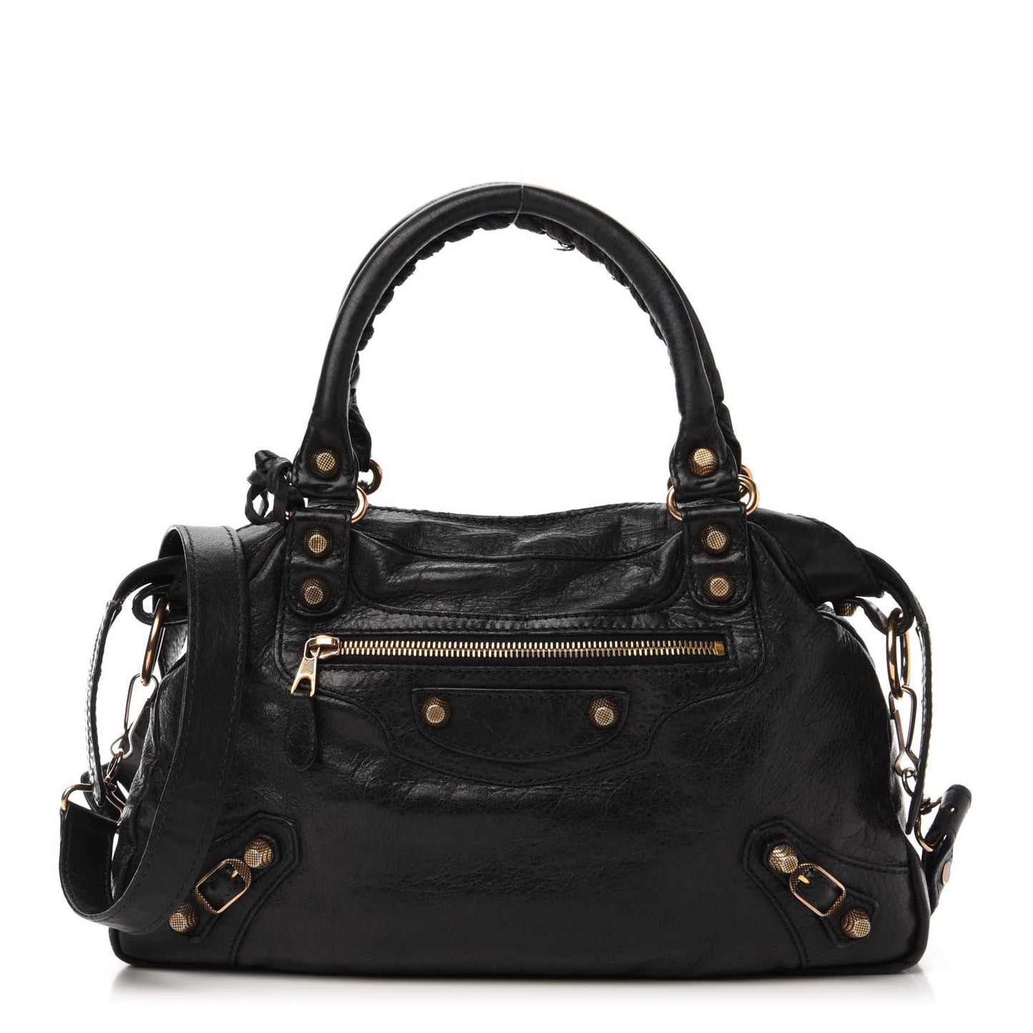 Agneau Giant 12 Gold Hardware Town Black