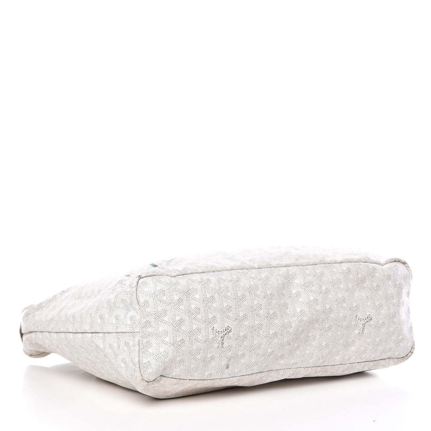 Goyardine Fidji Zip Hobo White