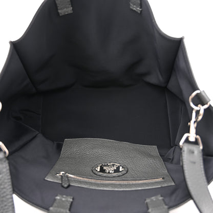 Fendi Calfskin Romano Selleria Faces No Words Emoticon Bag Asfalto 5 of 9