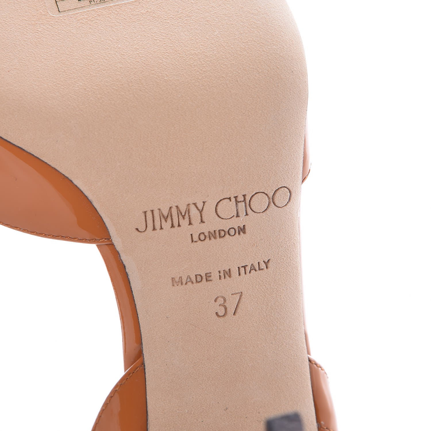 Jimmy Choo Patent Tarida Slingback Pumps 37 Spice 6 of 8