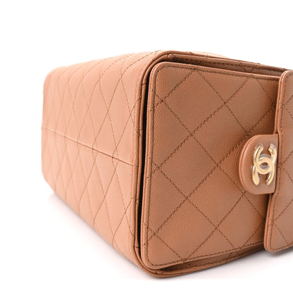 Chanel Caviar Quilted Small Chanel 25 Handbag Brown 10 of 10